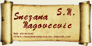 Snežana Magovčević vizit kartica